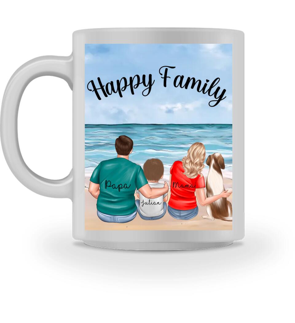 Kaffeetasse Familie