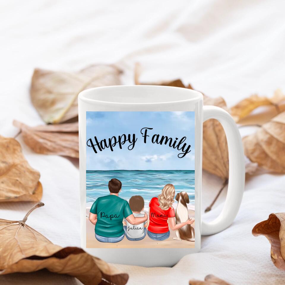 Kaffeetasse Familie